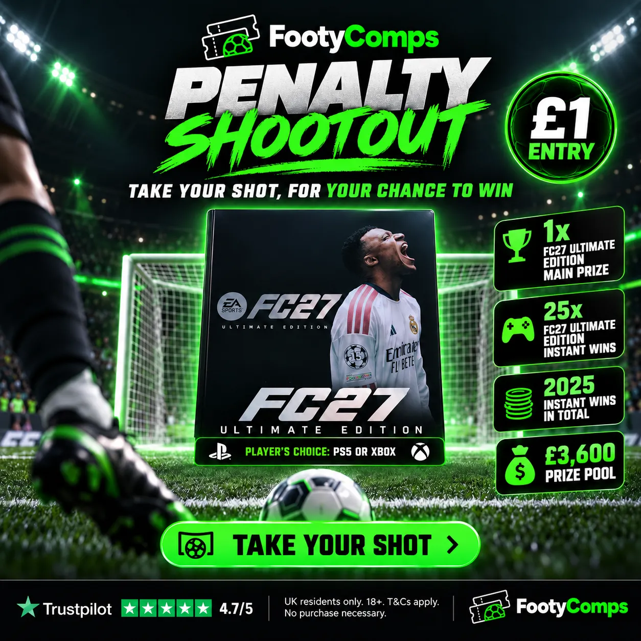 The Massive EA FC27 Ultimate Edition Penalty Shoot Out Instant Win!