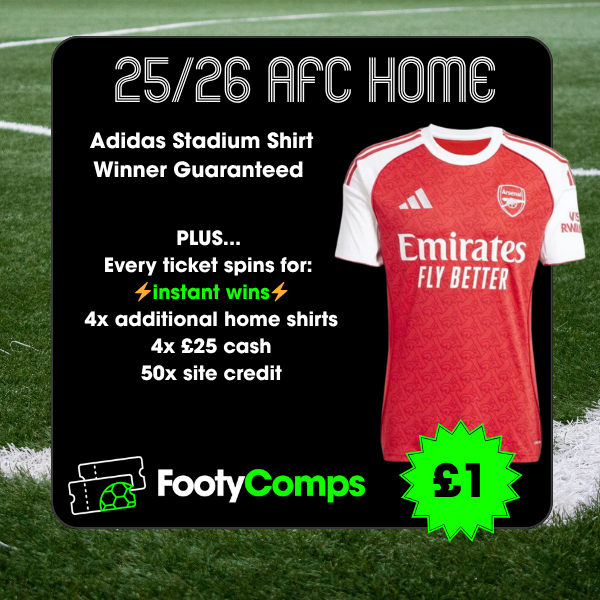 Arsenal 25/26 Home Shirt