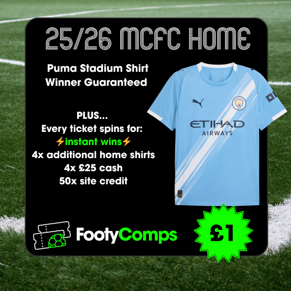 Manchester City 25/26 Home Shirt