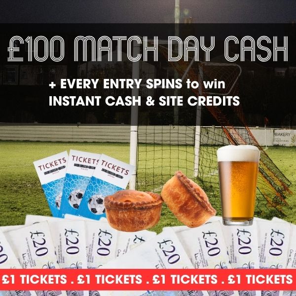£100 Match Day Cash!