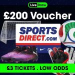 Image of the Sports Direct Voucher Competition on FootyComps.