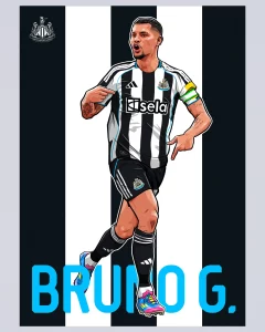 Image of Bruno G Poster from Newcastle club shop