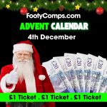 Image of day 4's advent calendar competition on FootyComps