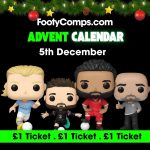 Image of the 5th competition of FootyComps' advent calendar for Four Football Funko POPs