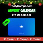 Image of the Adidas gift card competition on FootyComps
