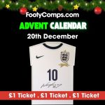 image of a Wayne Rooney signed shirt competition on FootyComps